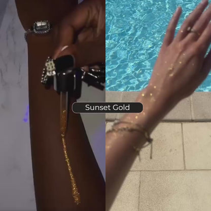 Shimmer dry oil